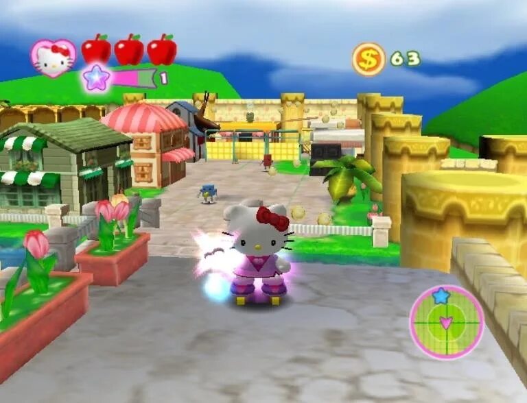 Хелло играть. Игра hello kitty roller rescue. hello kitty roller rescue ps2. hello kitty игра 2005. хеллоу китти roller rescue.