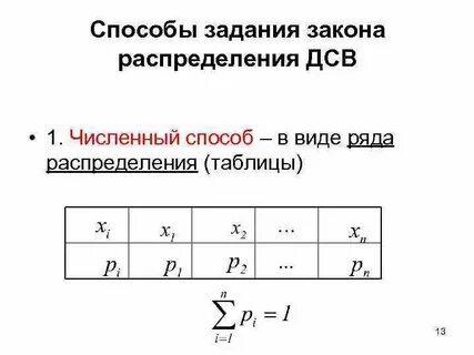 Задан закон