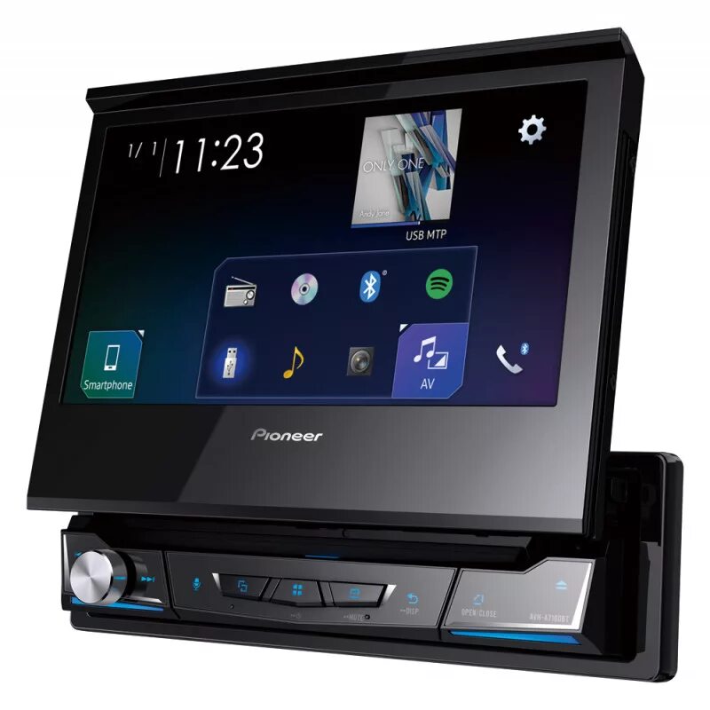 Магнитолы с экраном цены. Pioneer 7100bt. AVH-a7100bt. Автомагнитола Pioneer AVH-a7100bt 1din. Pioneer AVH a7100.