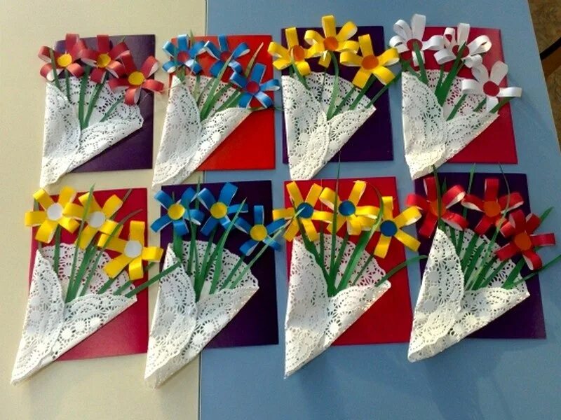 Весенний букет поделка. Букет для мамы в детском саду. Поделки для мамы. Поделки для мамы. Букет для мамы в детском саду.
