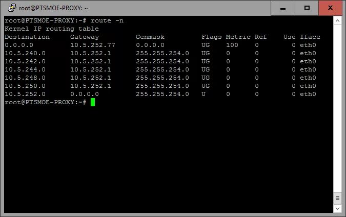 Ubuntu routing