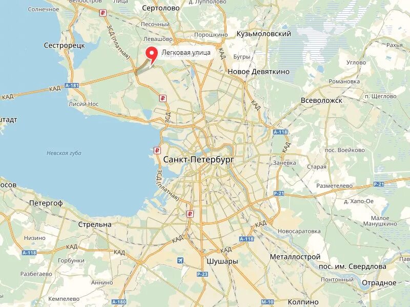 Где находится город шушары какая область
