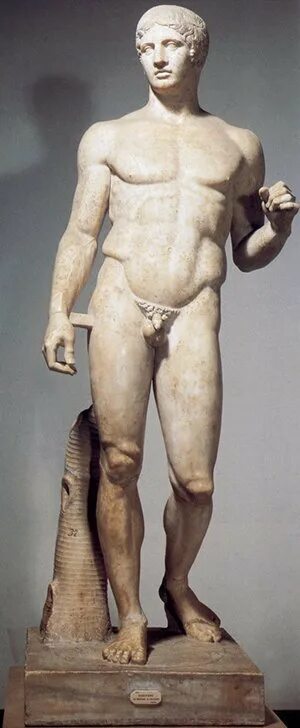 поликлет скульптор древней греции. поликлет дорифор копьеносец. скульптор поликлет копьеносец. э). поликлет дорифор копьеносец.