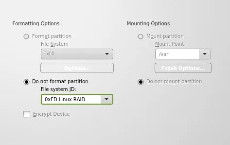 Mount options