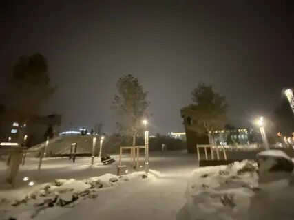 Парк ангелов зимняя