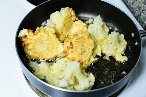 Приготовление цветной капусты в кляре на сковороде