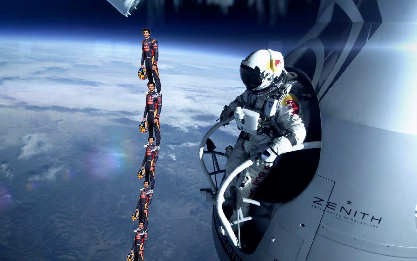 Прыжок с парашютом из космоса. Феликс баумгартнер прыжок 39 км. Феликс баумгартнер прыжок 39 км. Прыжок из стратосферы феликса баумгартнера. Ред булл прыжок из стратосферы.