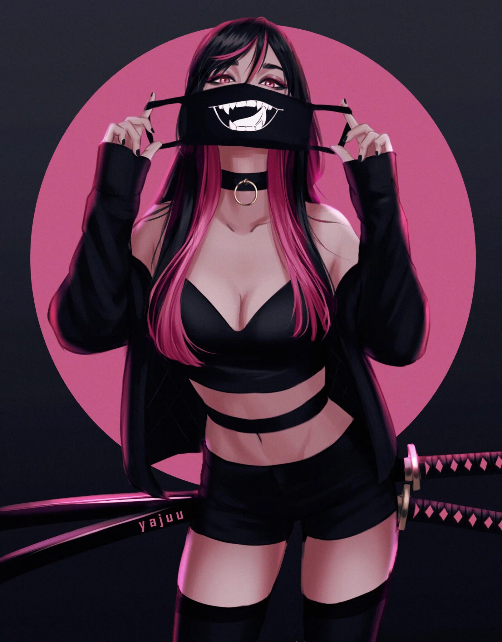 Tyan in a mask