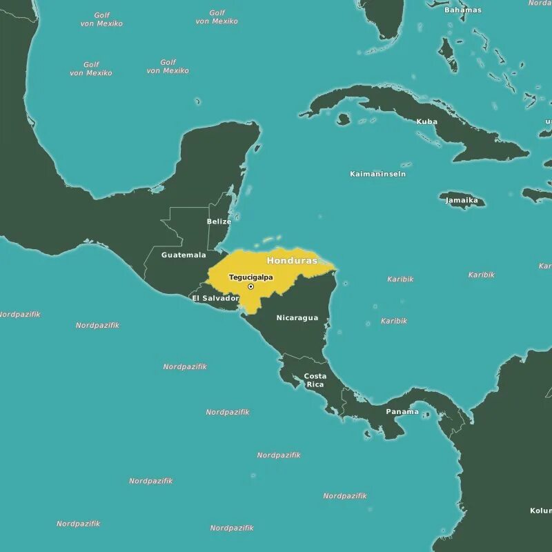 Столица гондураса на карте. Страна Гондурас на карте. Карта Гондураса на карте. Гондурас на политической карте.