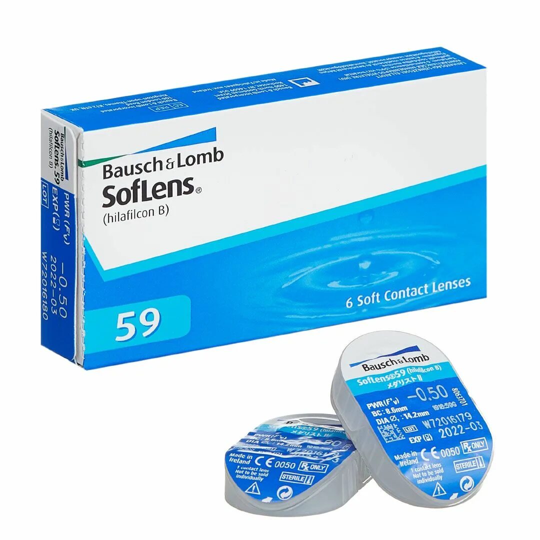 Контактные линзы Bausch Lomb. Bausch & Lomb Soflens 59. Контактные линзы Soflens 59. Soflens 59 (6шт). Линзы производители страны