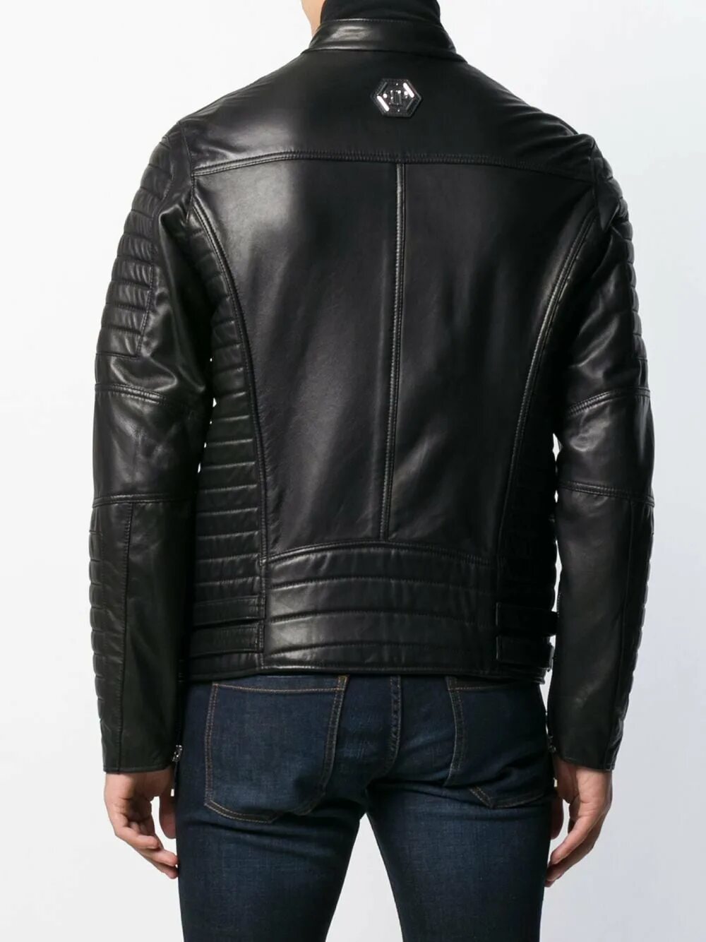 Мужская куртка philipp. Philipp plein Biker Leather Jacket. Кожанка Philipp plein мужская.