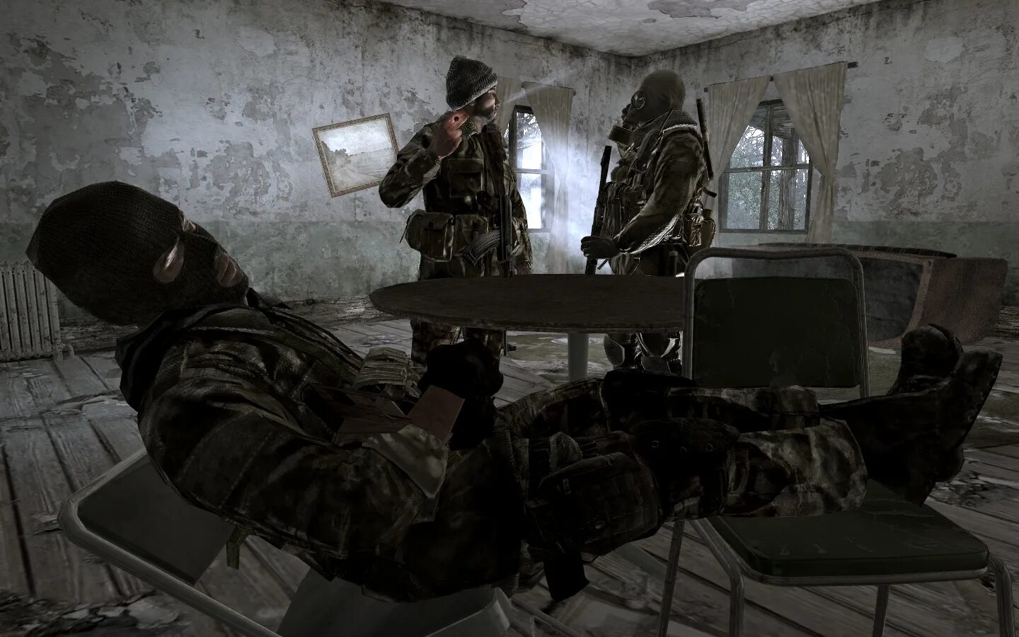 Как пройти call. Call of duty 4 modern warfare припять. cod mw 4 припять. миссия в припяти в call of duty modern warfare 4. call of duty 4 modern warfare все в камуфляже.