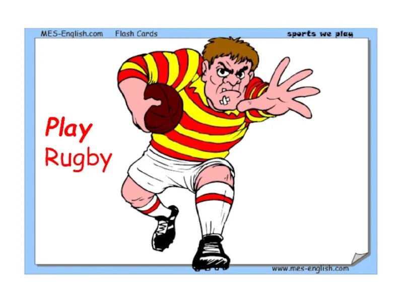 I can playing football. Рисунок спорт на английском. Rugby Flashcards. Регби картинки для детей. Карикатуры регби смешные.