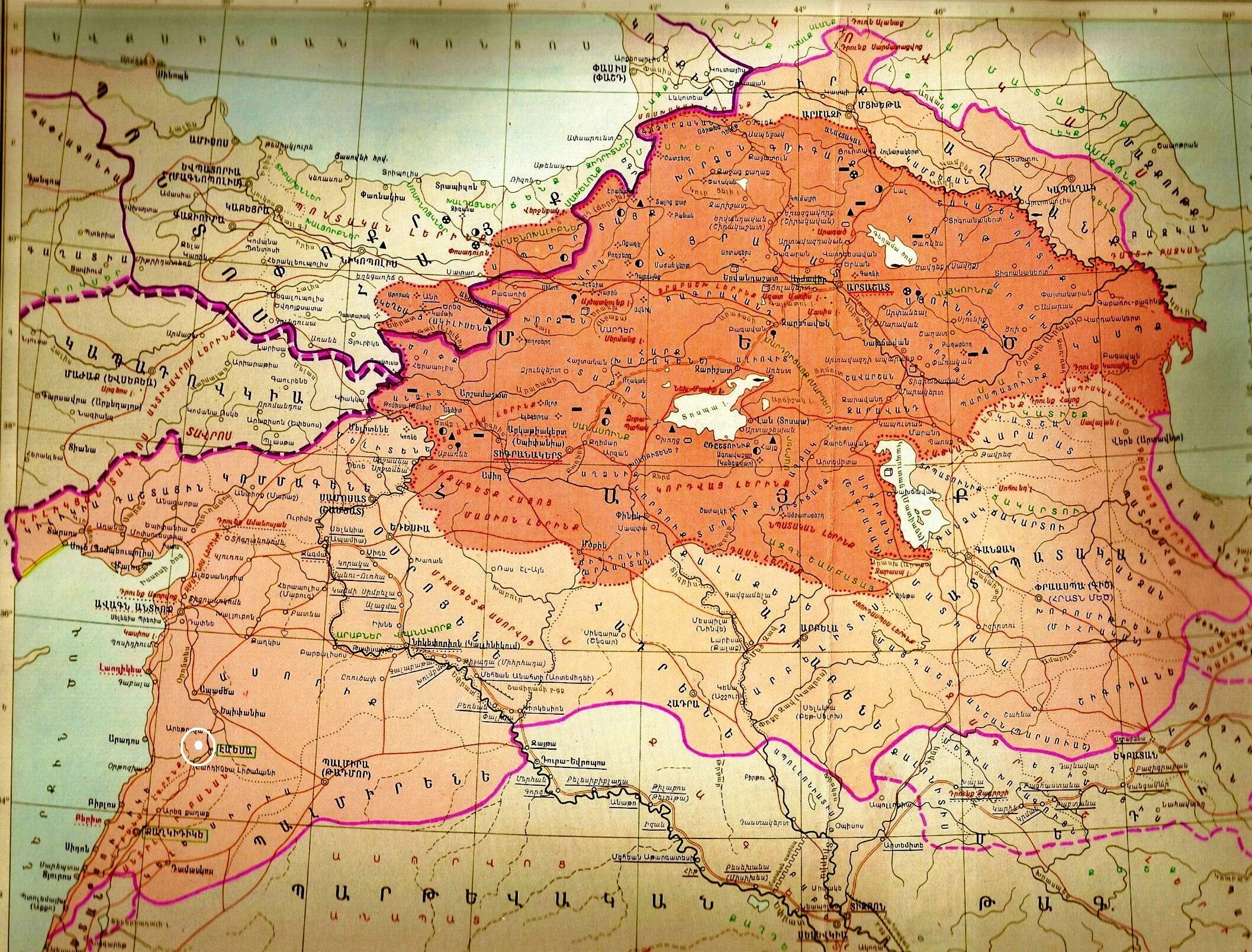 Древняя армения история. Армянское Нагорье на карте.