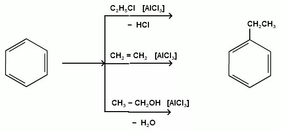 Алкилирование бензола этанолом реакция. Бензол плюс этанол. Алкилирование бензола спиртами. Бензол этанол реакция. Бензол алкен