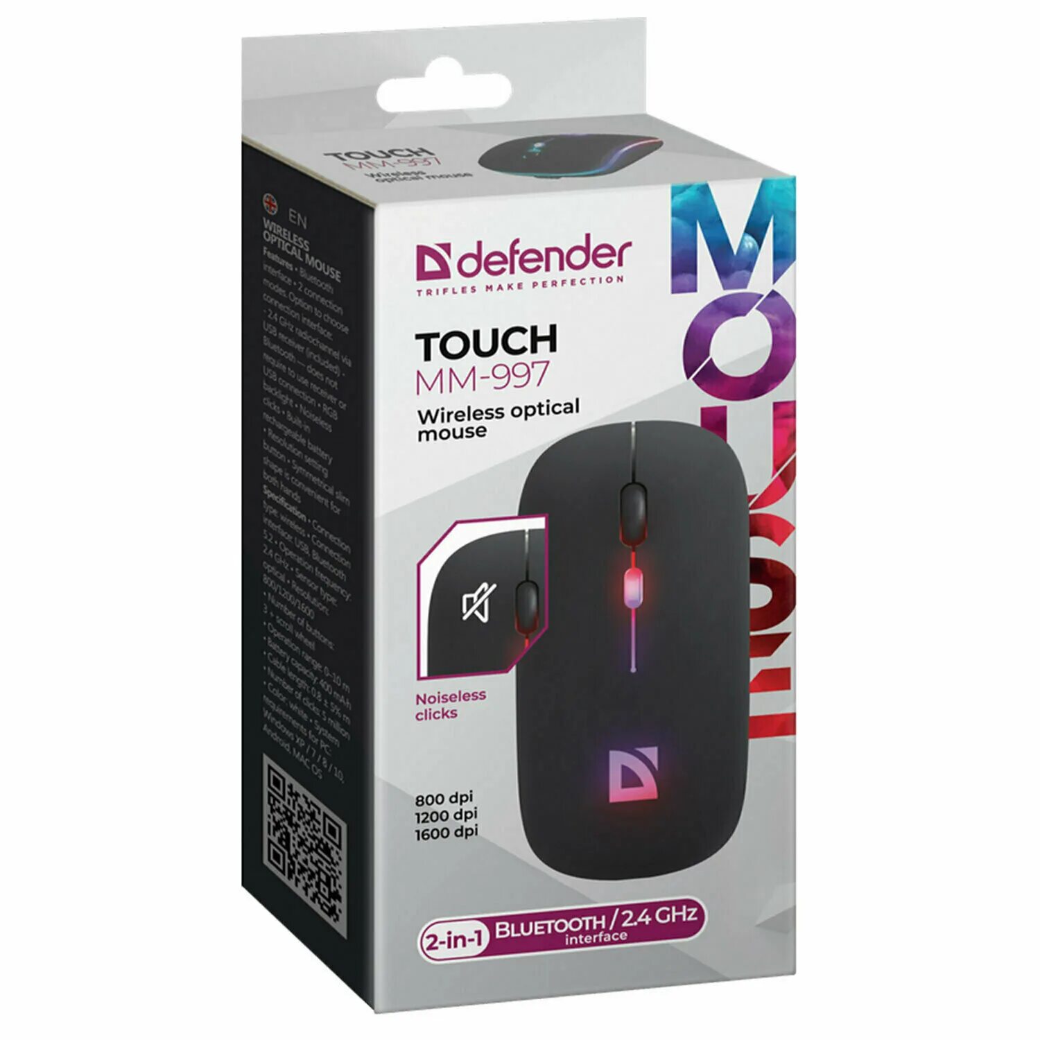 Defender touch mm. Defender Touch mm-997. Мышь беспров Defender Touch mm-997 черн (52997). Мышь беспроводная Defender Touch mm-997 белый (52998). Defender мышь Defender Touch mm-997.