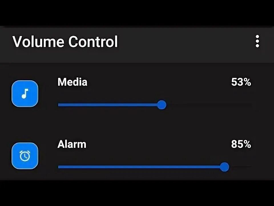 On screen control