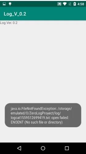 No such of file of Directory Android.