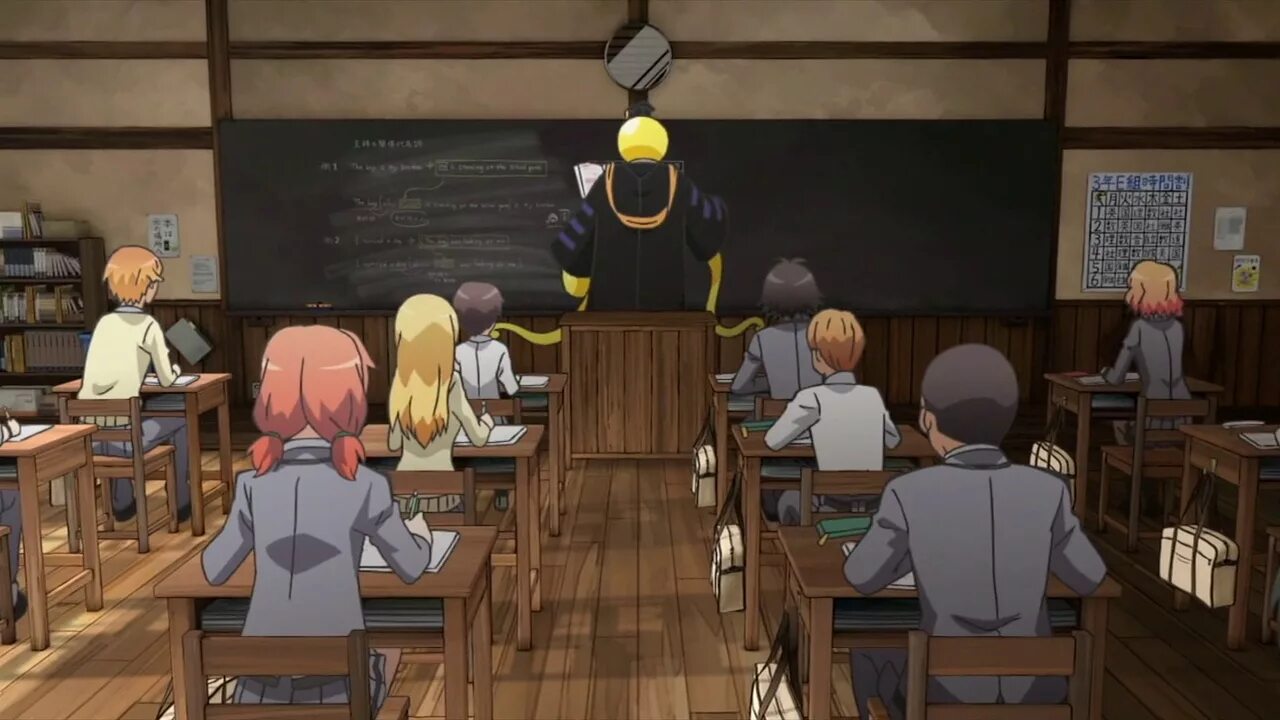 Assassin classroom. 3 Е класс убийц.