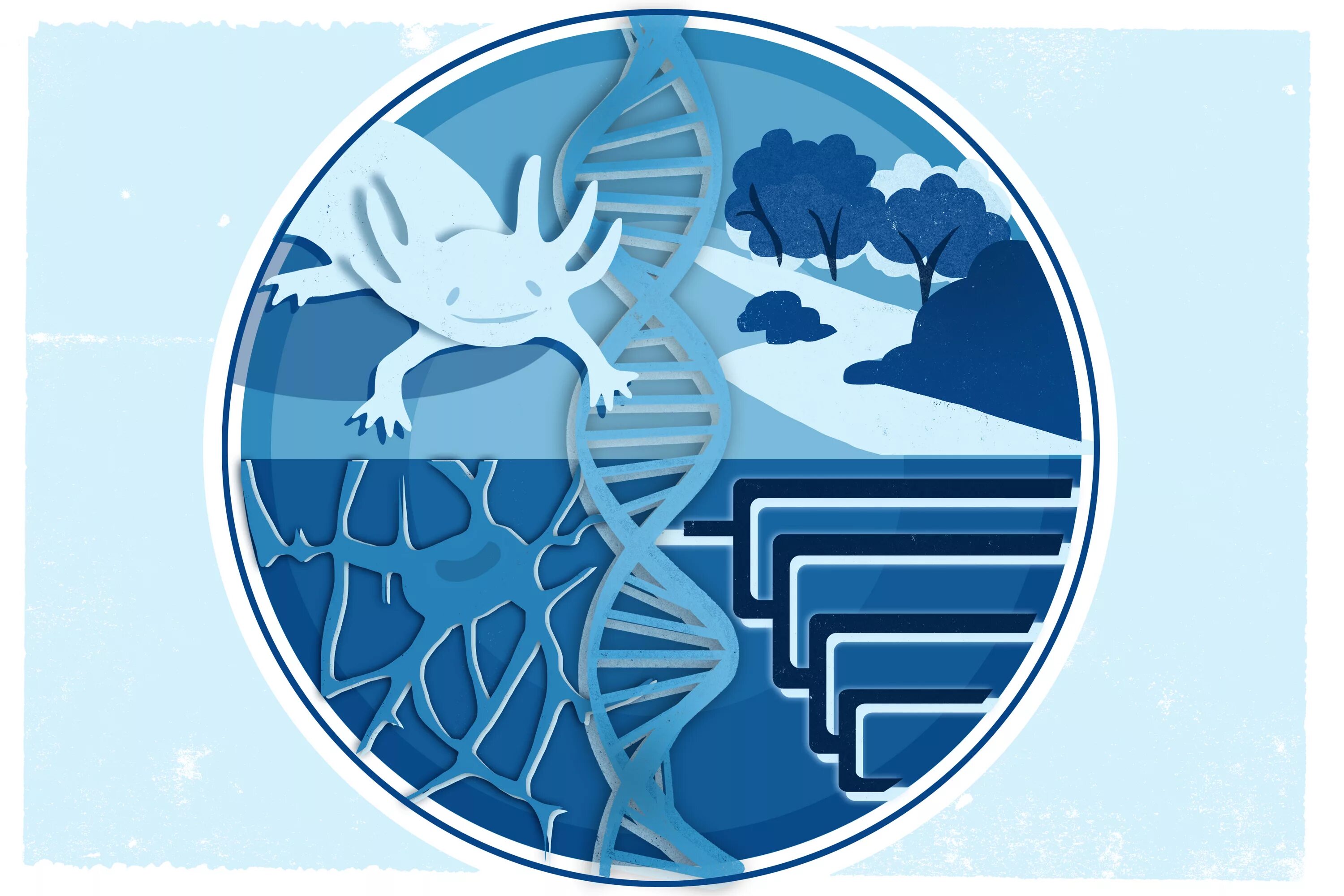 Эмблема биологии. Символ биологии. Логотип биолога. 5 Биологических символов.