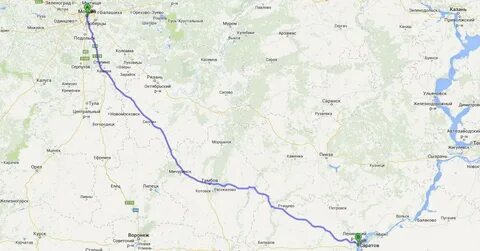 Дорога до пензы на машине