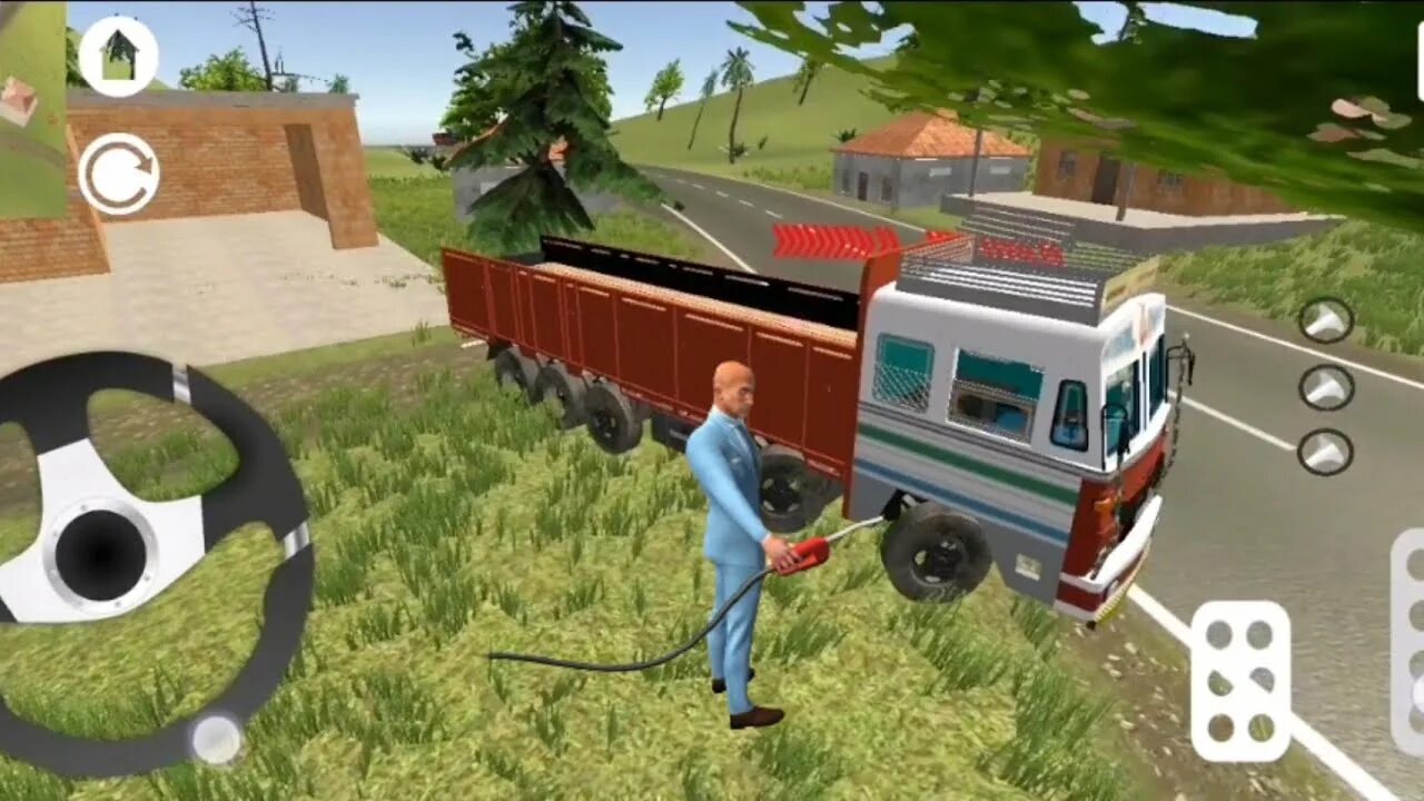 Симулятор телефона видео. Off-Road Cargo track Driving Simulator- #GM real indian Cargo transport indian - Android Gameplay.