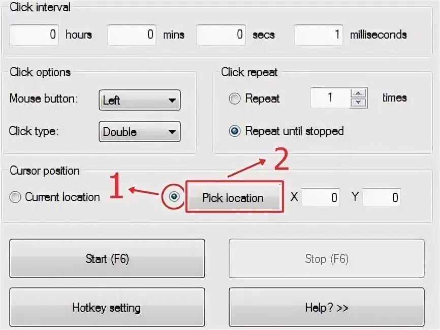 Clicker type web checklinkurl