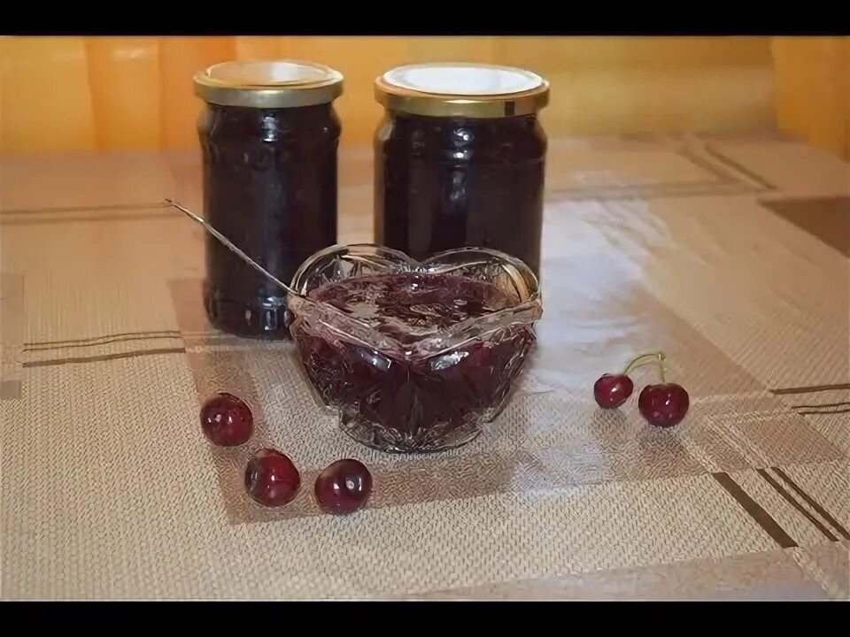 Варенье из черешни с лимоном на зиму. Желтая черешня варенье.