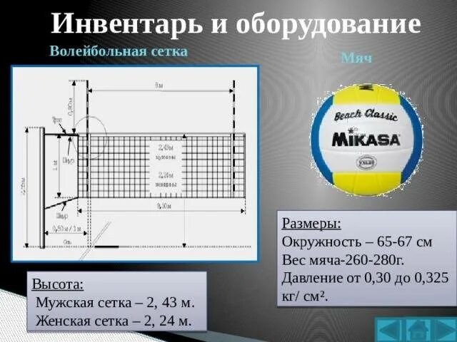 Выберите правильный вариант высоты волейбольной сетки женская. Высота мужской сетки в волейболе. Стандартная волейбольная мужская сетка размер. Стандарт сетки в волейболе. Высота волейбольной сетки.