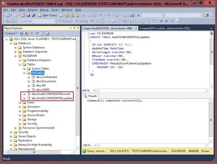 Sql table variable