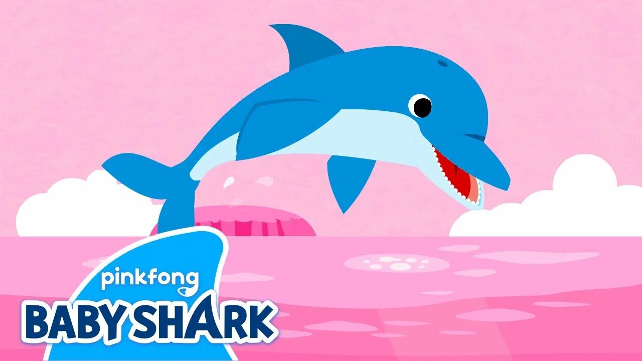 Песня танец дельфинов. Baby Shark Sea. Baby Shark Official. PINKFONG Tiburon bebe.