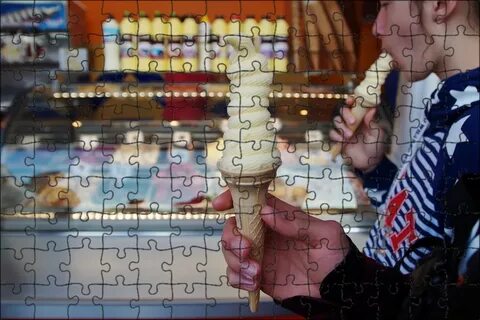 Much ice cream