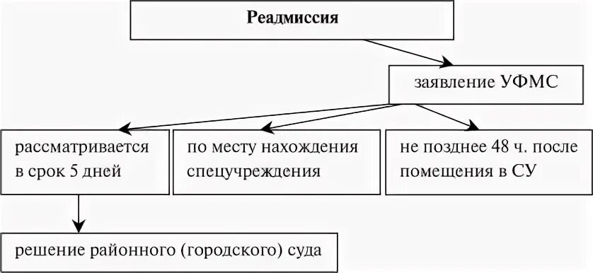 Реадмиссия депортация выдворение
