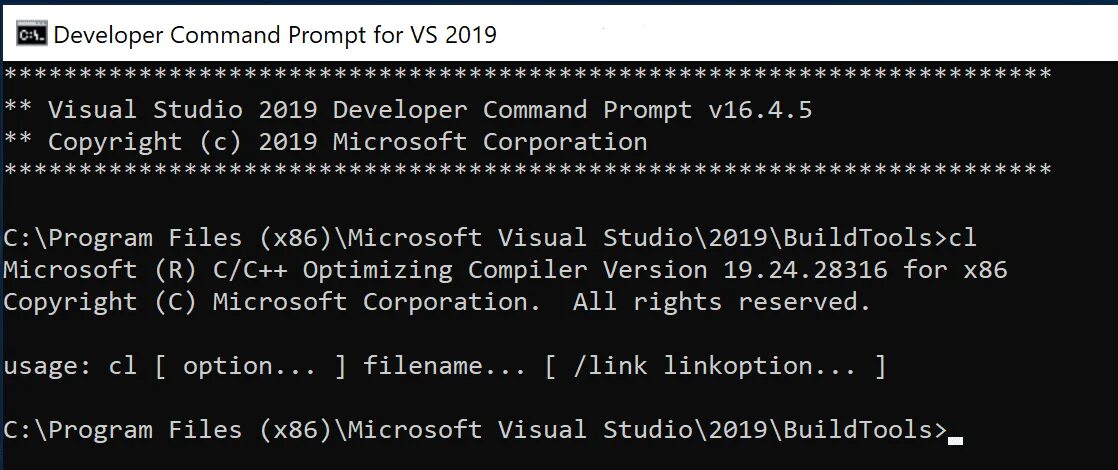 Developer Command prompt. CL Microsoft c++. Developer Command prompt for Visual Studio. Developer Command prompt for vs 2022.