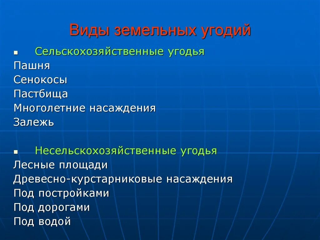 Виды угодий. Виды земельных угодий. Классификация сельскохозяйственных угодий. Классификация видов угодий.