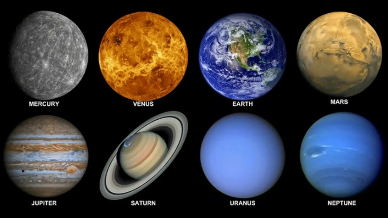 Планеты какой цвет имеет. Меркурий Уран Нептун Юпитер. Цвета планет солнечной системы.