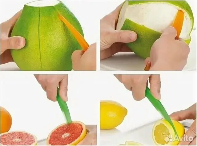 Очиститель для помело и грейпфрутов Tescoma Presto. Нож для грейпфрута. Помело нарезка. Нож для лимона. Как правильно чистить памелу