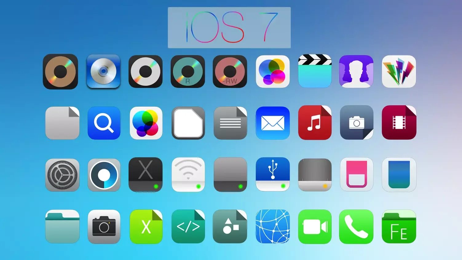 Os icon pack. Иконки в стиле IOS. Иконки IOS 7. Набор иконок для IOS. Набор иконок для Windows.