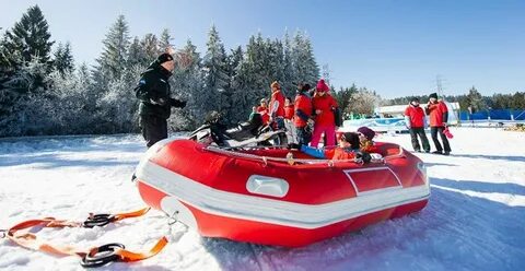 Snow rafting