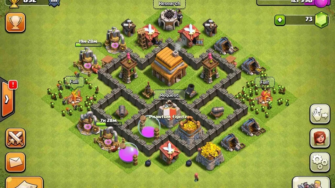 Clash of clans местоположение