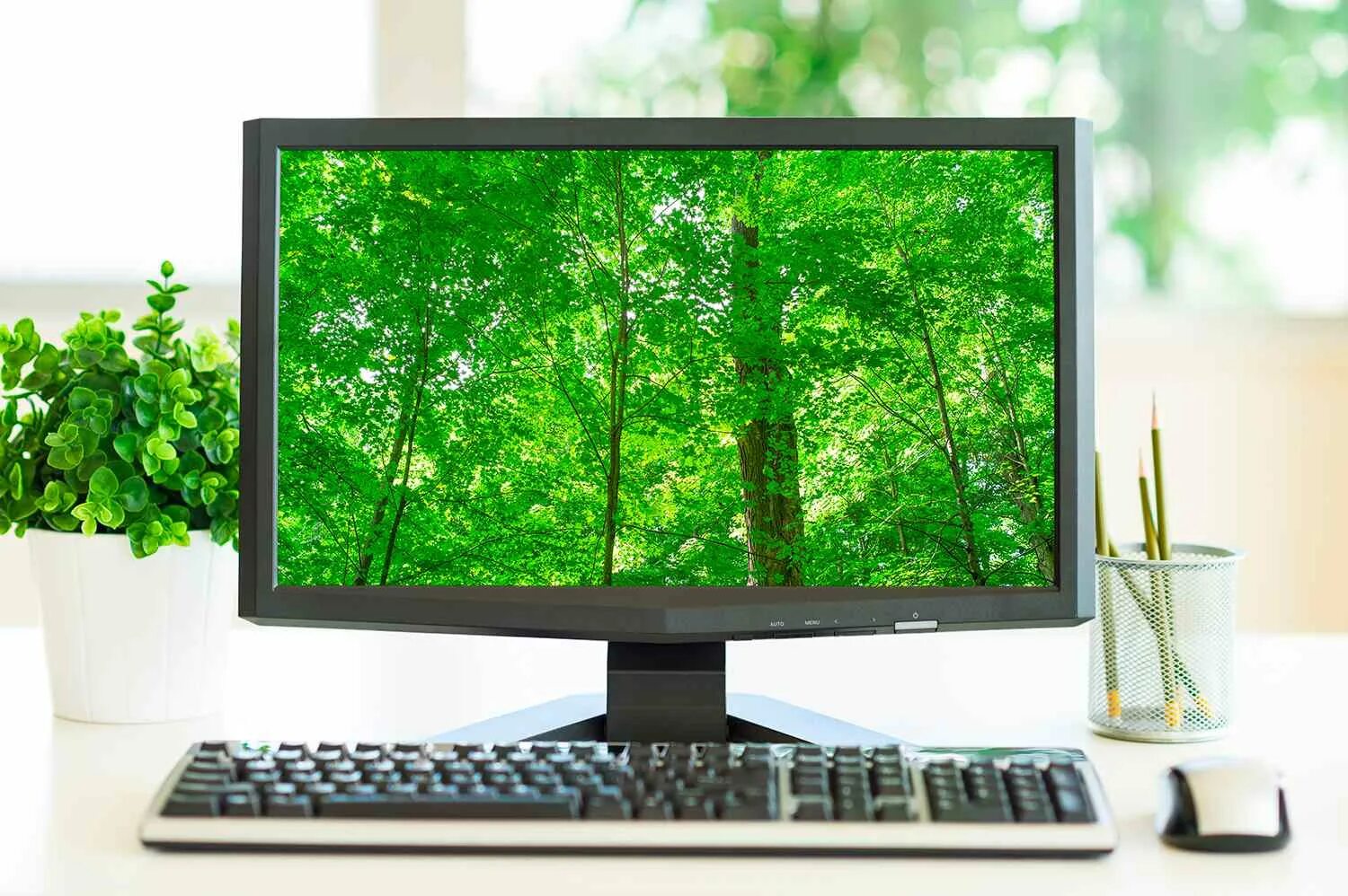The desktop is the screen