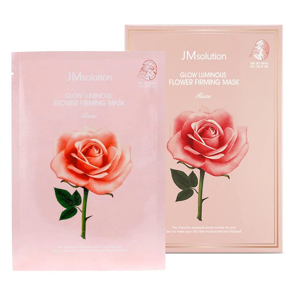Тканевая маска jmsolution. Jmsolution glow flower firming mask rose. jmsolution тканевая маска с экстрактом дамасской розы. jm solution маска glow luminous flower. jmsolution маска с экстрактом дамасской розы - glow luminous flower firming mask, 30мл.