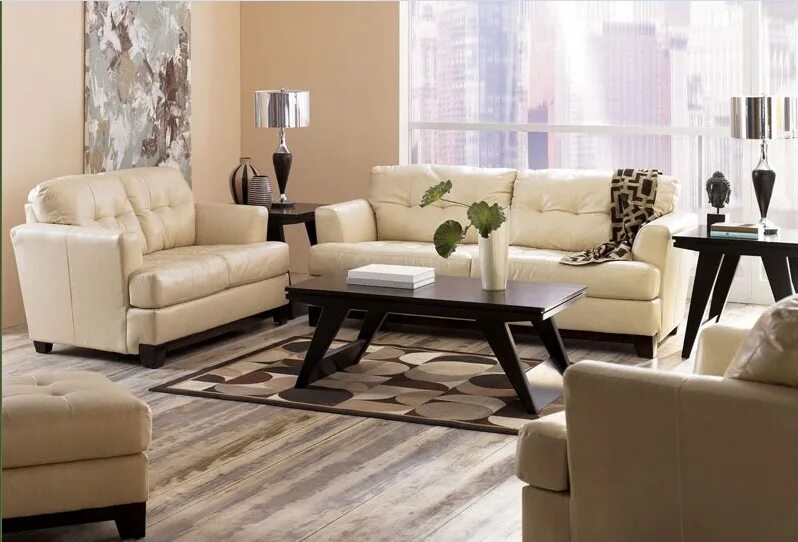 Gowans Collection Symmetrical Sectional Trendy living rooms, Living room seating
