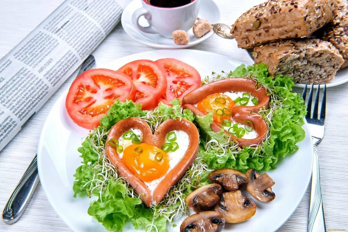 Вкусная еда в центре