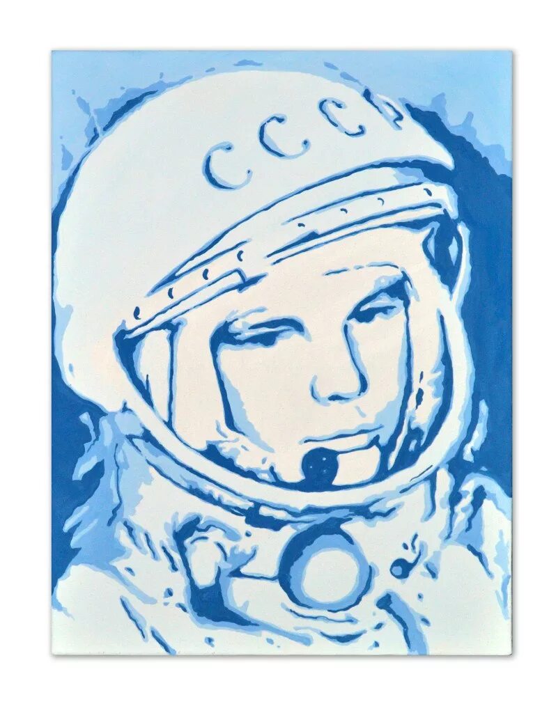 Портрет гагарина на день космонавтики. Гагарин портрет.