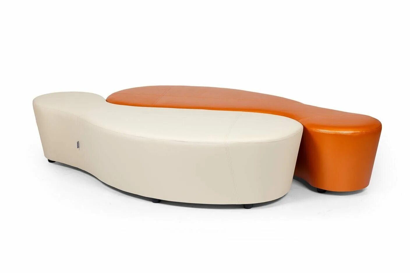 пуф - банкетка ричмонд 96. честер банкетка-диван. модульный диван без спинки. пуфик диванчик. пуф melodia 1 z-931 ивори.