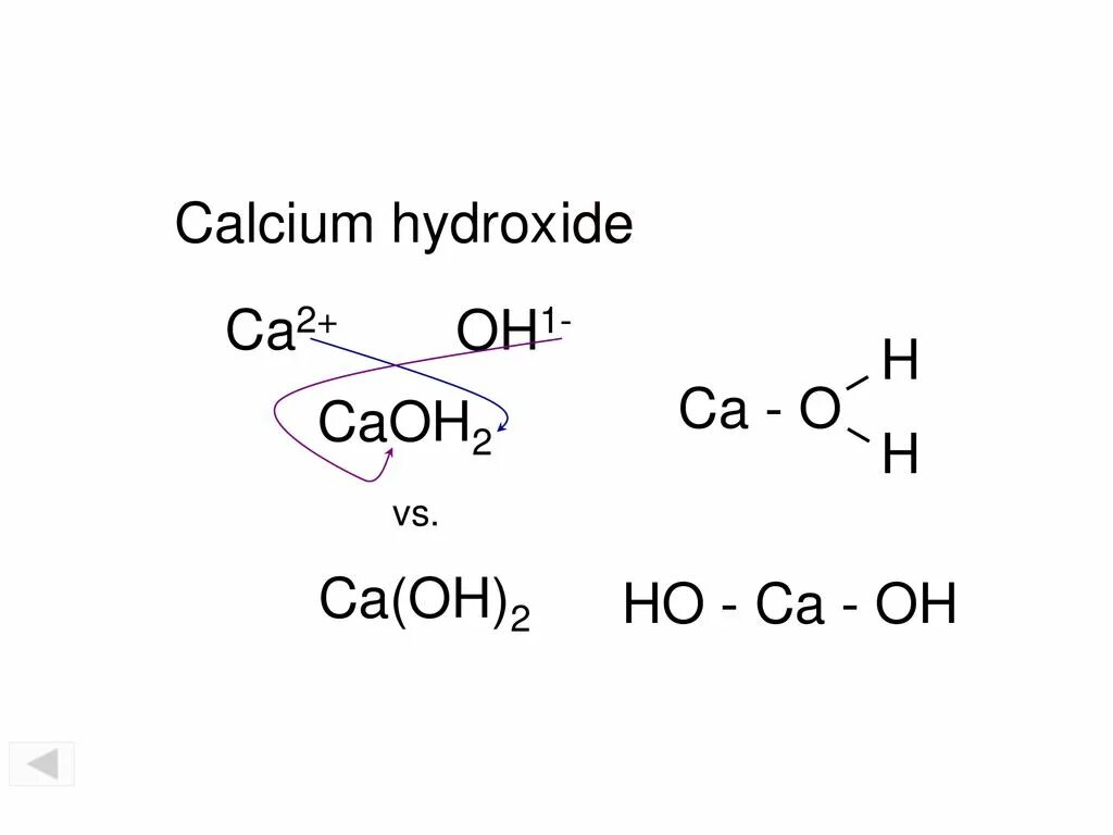 Ca oh 2ca oh 2