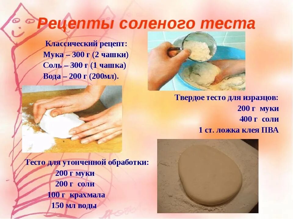 Как тесто делать поделку. Рецепт соленого теста. рецепт солёного теста для лепки. как сделать соленое тесто. солёное тесто для лепки рецепт для детей.