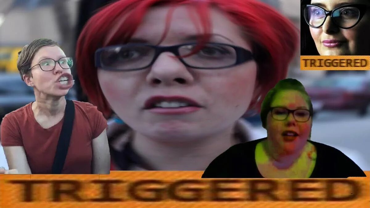 Something triggered. Triggered мем. Something triggered. Triggered феминистка. Something triggered.