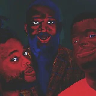 They are black